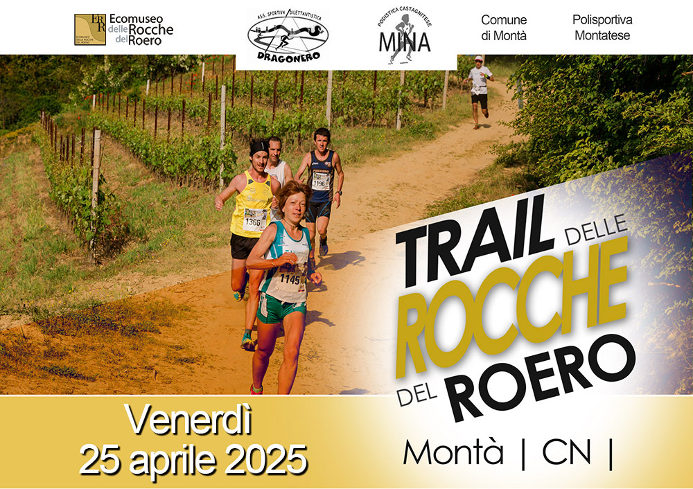 Trail delle Rocche del Roero a Montà il 25 aprile